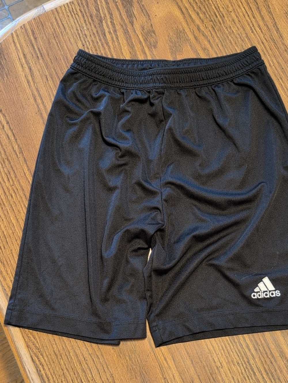 adidas Black Athletic Shorts with Logo